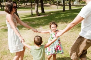 Family Playing in the Park