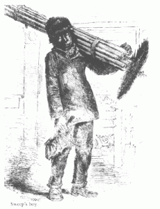 Chimney Sweep Boy With Tools