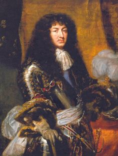 Louis XIV with his new neckwear.